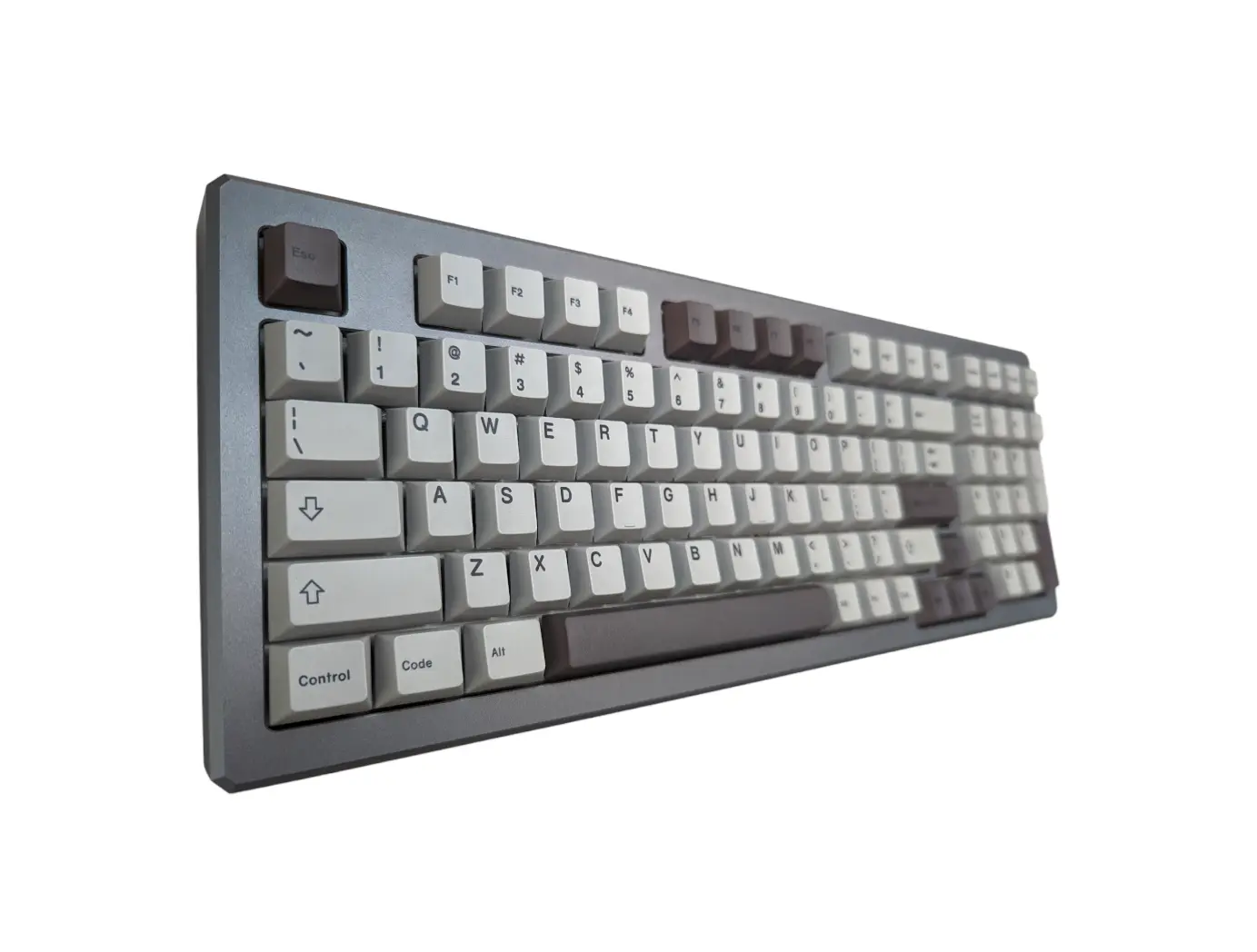 Wet Cement Black on Gray (TK-BOG) PBT Cherry MX Keycap Set (158 pcs)