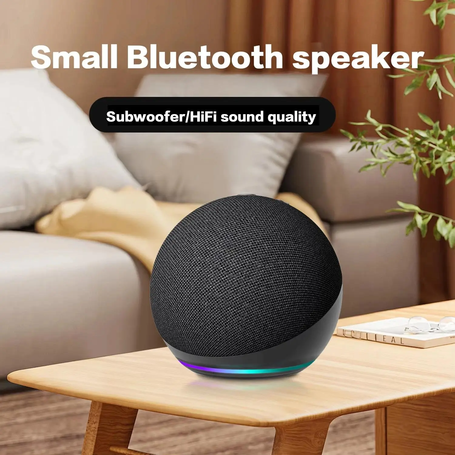 Small Bluetooth Speaker Outdoor Wireless Bluetooth Generation Mini Rgb Speaker Home Subwoofer Spherical
