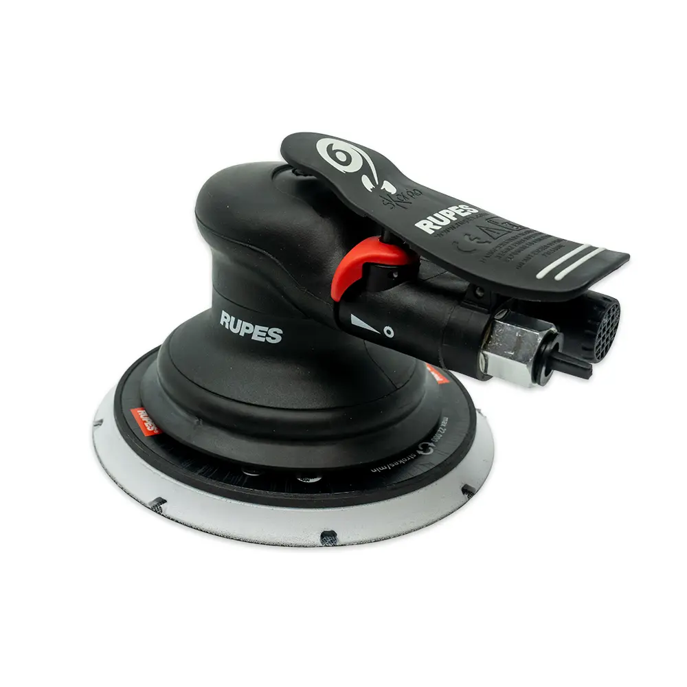 Rupes RH356 Skorpio III Random Orbital Palm Pneumatic Sander, Dual Action Polisher, Portable Orbital Polisher, Power Tools with Backing Plate, Random Orbital Polisher