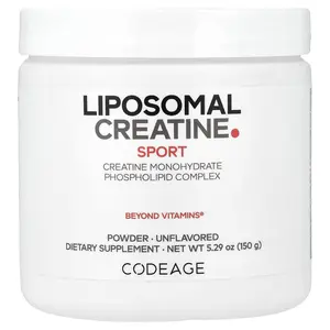 Codeage Sport, Liposomal Creatine Powder, Unflavored, 5.29 oz (150 g)
