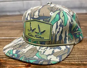 Mossy Oak Greenleaf Rope Hat, silouette track