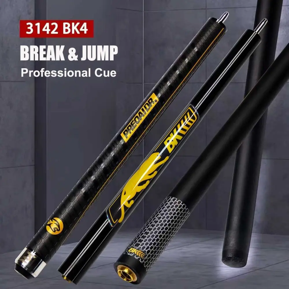 PREOAIDR Break Jump Billiard Cue - 3-Piece Carbon Fiber Pool Stick 13mm Tip & 58.46" Length 19-21oz Cue Stick For 9-Ball/Pool
