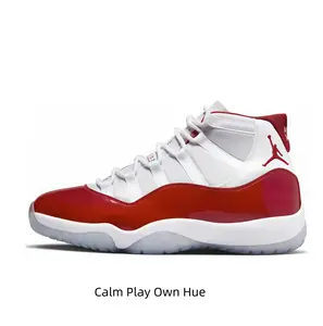 Shiny Patent Leather Mid Height Athletic Shoes White Red Non-Slip Transparent Sole Streetwear Sneakers For Sports & Daily Wear
