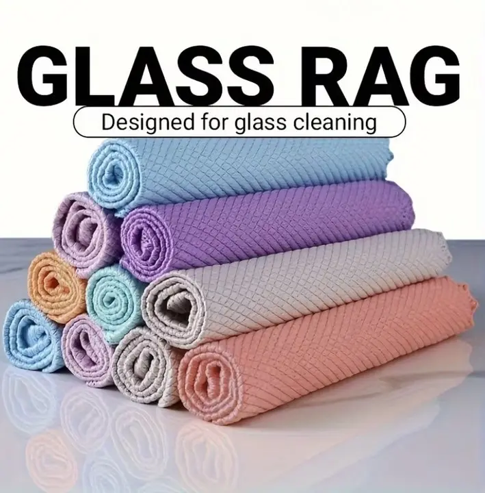 Fish Scale Streak Free Magic Glass Window Car Mirror Microfiber Cleaning Cloth Cleaner Cloths,Lint Free Stainless Steel Windshield Shower Cleaning Cloth,Miracle Polishing Towels Shiny Wipes,Pack 10,Mix