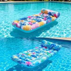 Creative Inflatable Palm Tree Water Float Bed, Large Thick Floating Lounger, Rest Backrest, Summer Travel Pool Beach Essential Gift, Pool Floaties