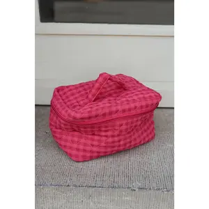 Pink Gingham Lamy Pouch