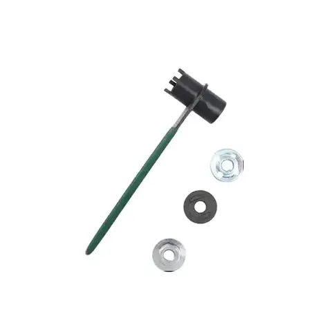 4-Claw Hex Socket 45 Steel Angle Grinder Wrench - Heavy Duty Double Head Tool with Anti-Slip Handle, for Backing Plate Removal, Disc Changes, Workshop Repairs, Four Claw Ends