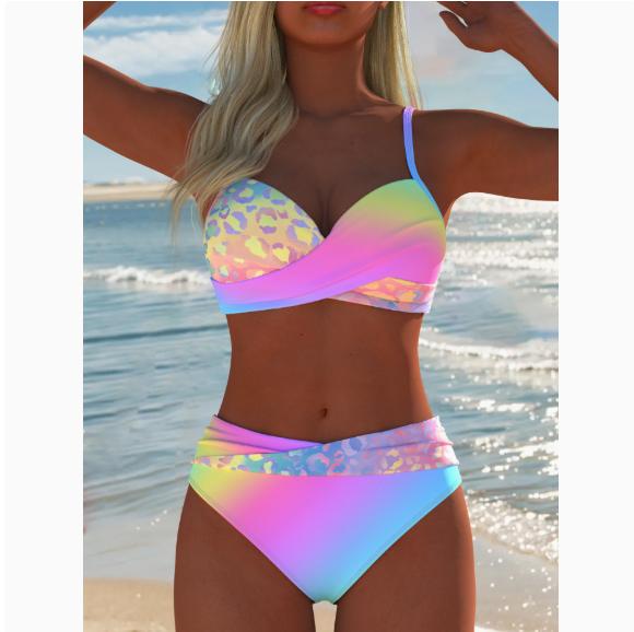 Women's 2-Piece Sexy Tankini Swimwear, New Arrival Best-Selling Beach Outfits for Summer Festival Vacation Travel