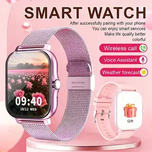 New Full Touchscreen Smartwatch, Digital Smart Watch, Wireless Calling, Multiple Sport Modes, Music Control, Fashion Wearable Sports Smartwatch for Apple & Android