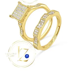 COD1018  Engagement Ring Set Princess Cut for Women Cubic Zirconia Available Size 6 to 10 for Any Occasion