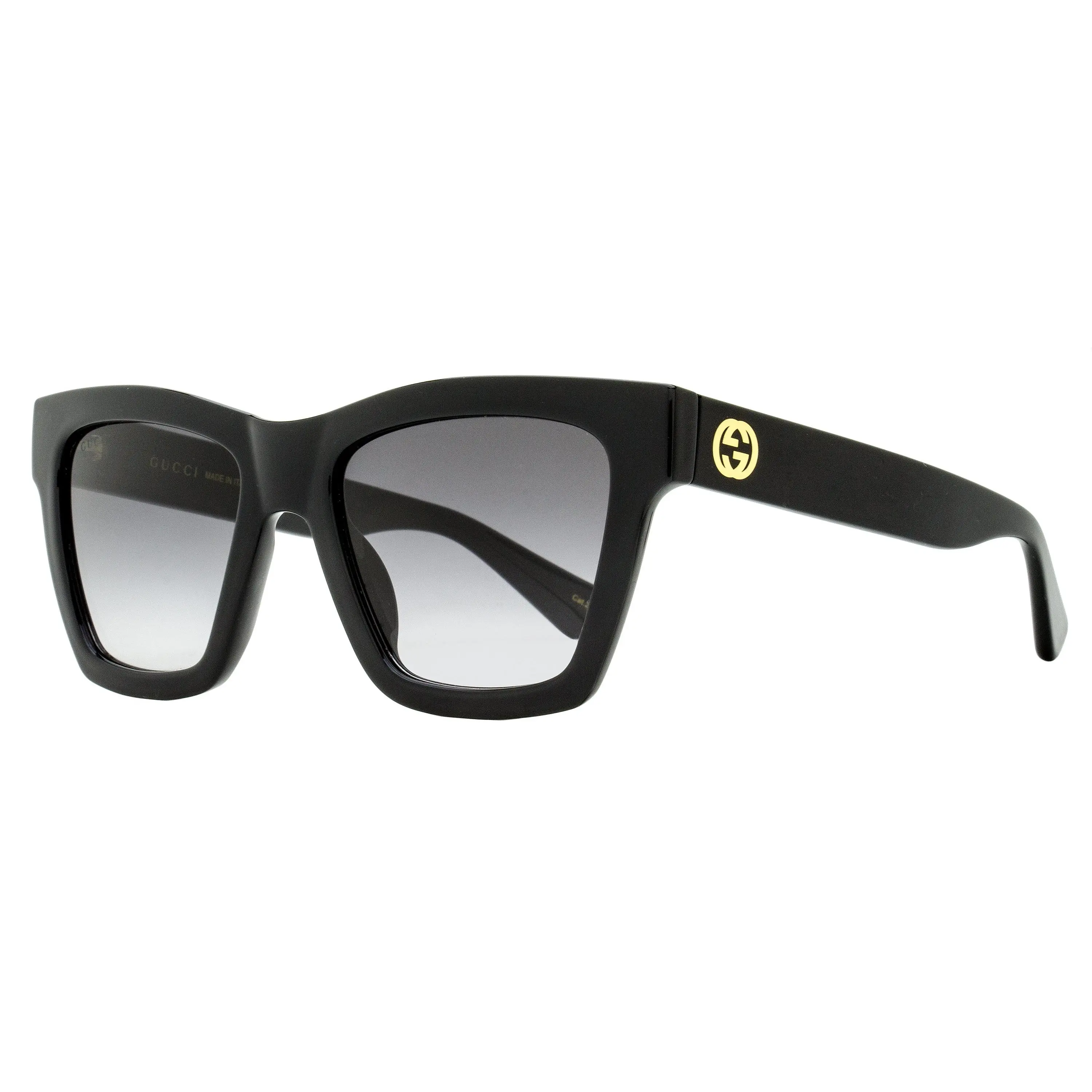 Gucci GG Square Sunglasses, GG1714S 001 Black 54mm, Luxury Women's Designer Inspired Stylish Accessories with Logos & Statement Frame Glasses, Luxury Women's Sunglasses, Designer Inspired Women's Sunglasses
