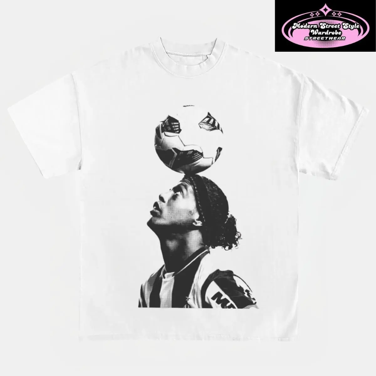 Ronaldinho The Wizard Graphic T-Shirt Sweatshirt Youth and Adult, Hip-hop Basketball merch Shirt, Streetwear Tee, Rap Shirt, Graphic Tees