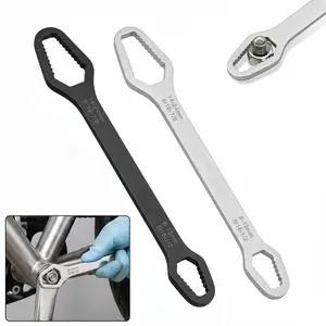 Universal Car Torx Wrench,8-24mm Self-tightening Wrench,Double-head Torx Spanner,Non-Slip Multi-function Wrench for Most Nuts & Bolts Repair,Professional Car Assembly & Disassembly Tool