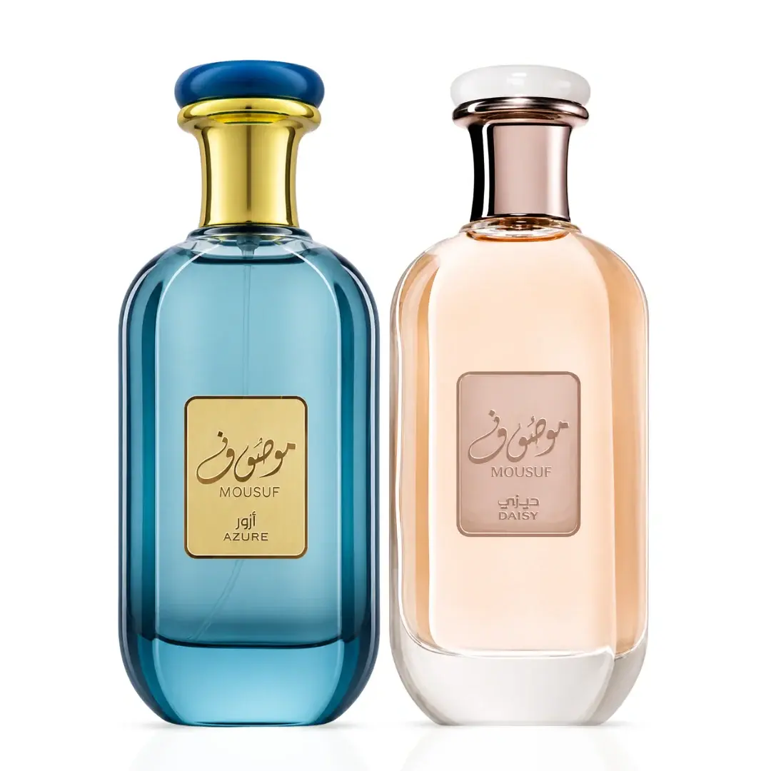 Mousuf Daisy & Mousuf Azure Eau de Parfum Spray 100ml (3.4 oz) by Ard Al Zaafaran (Bundle)