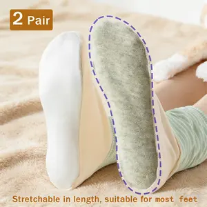 Mugwort mid-calf socks for men and women, antibacterial, sweat-absorbing, suitable for sleeping, fragrant, warm, suitable for postpartum care, suitable for floor use.