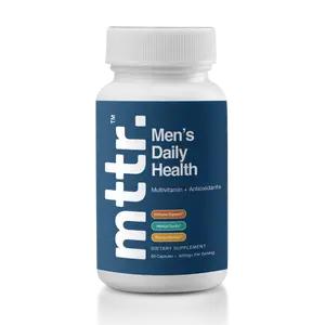 mttr Men's Daily Health Multivitamin + Antioxidants for Energy Boost Muscle Support & Mental Clarity 60 Capsules