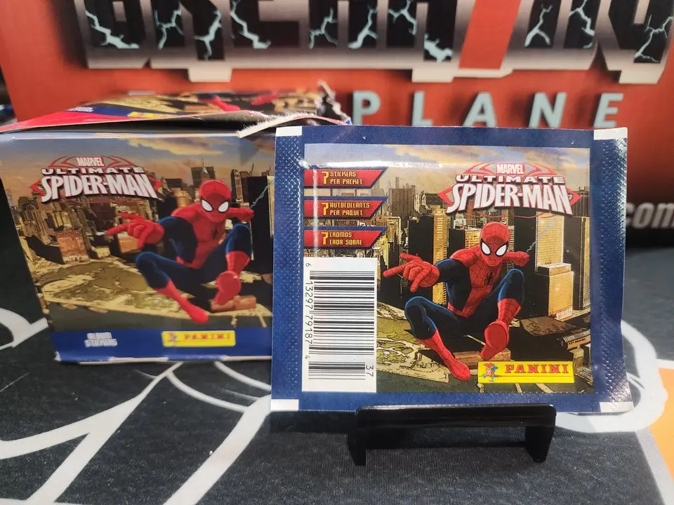 Ultimate Spiderman Panini Marvel Sticker Pack