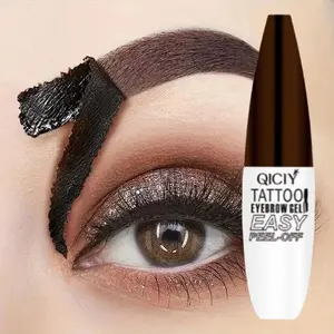 Peel-Off Eyebrow Tattoo Gel, Waterproof,Smudge-Transfer-Proof, Easy Peel & Application For , Ideal For Daily, Party, Travel Makeup