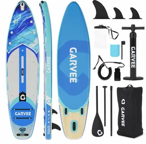 1Pcs Inflatable Paddle Board,Inflatable Stand Up Paddle Boards with Premium SUP Accessories,450LB High Weight Capacity Wide for Beginners, Large Paddle with Camera Mount