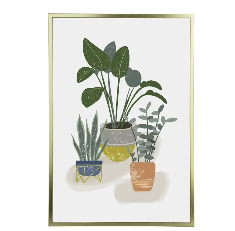 24 x 36 Gold Poster Frame, Thin Flat Profile 24 x 36 Gold Poster Frame, Thin Flat Profile