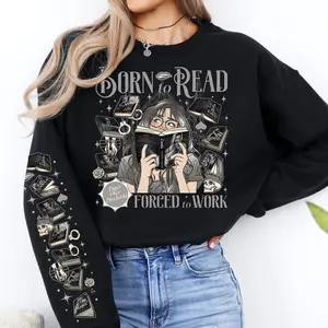 Chaotic Book T-Shirt, Born To Read Forced To Work Sweatshirt, The LORDS Series Hoodie, Dark Romance Crewneck, Shantel Tessier Sweater, Smut Books Merch
