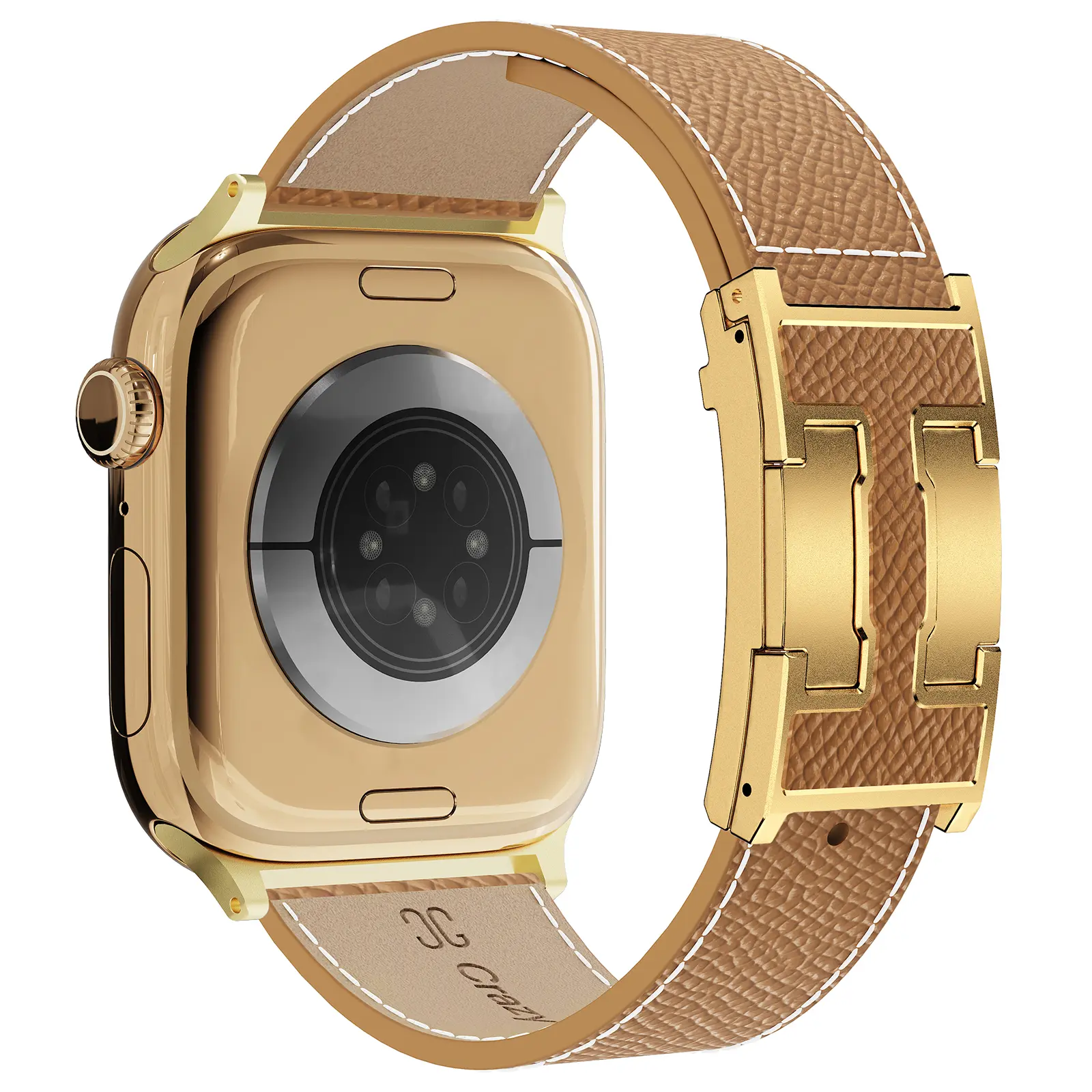 Brown Band+Gold Buckle