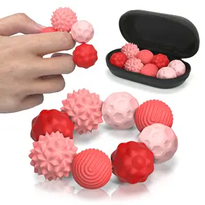 Magnetic Balls Fidget Toys Adults, 8pcs Stress Relief Magnet Sensory Ball with Silicone Shell for to Hands Anxious Mind,Office Desk Fidget for Autism ADHD Anxiety, Stocking Stuffers for Teens Girl