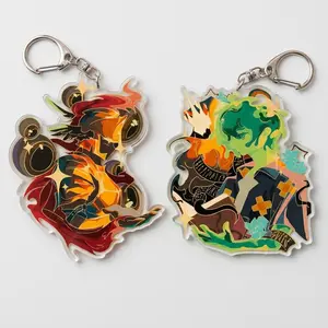 Minecraft ARG “Destroying a Non-Existent World” Acrylic Keychain – Avery, D3rdlord, Searching for a non-existent world Minecraft ARG Avery D3rdlord King Acrylic Keychain