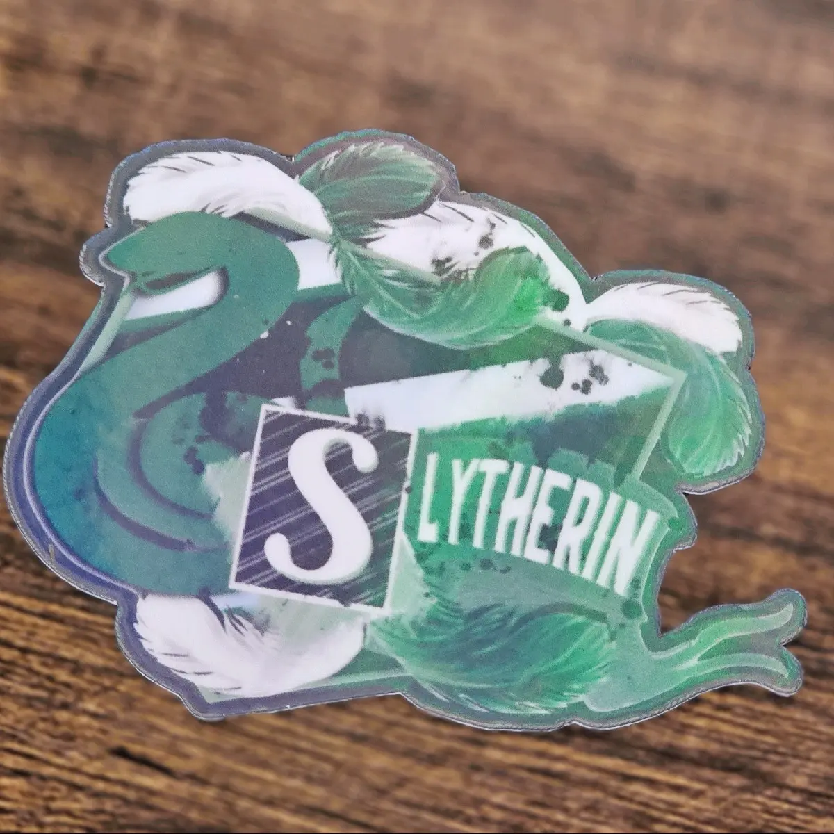 Slytherin Holographic Sticker