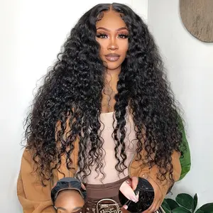Bling Hair Glueless Wig Human Hair Deep Wave 13x4 13x6 Drawstring Glueless Wig Human Hair Ready To Wear 6x4 5x5 Lace Closure Wigs for Women 13x4 13x6 Transparent Lace Front Wig