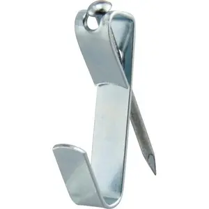 212 MAIN 50 lbs Steel Picture Hanger with Nail, 3-Count, Reusable for Stud & Plaster Wall Installations, Multi-Weight Capacities