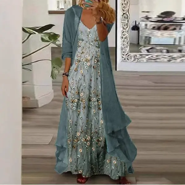 chinese dress ladies Jessica Simpson Womens Kelley V-Neck 3 Tier Maxi Dress, Shadow Snake