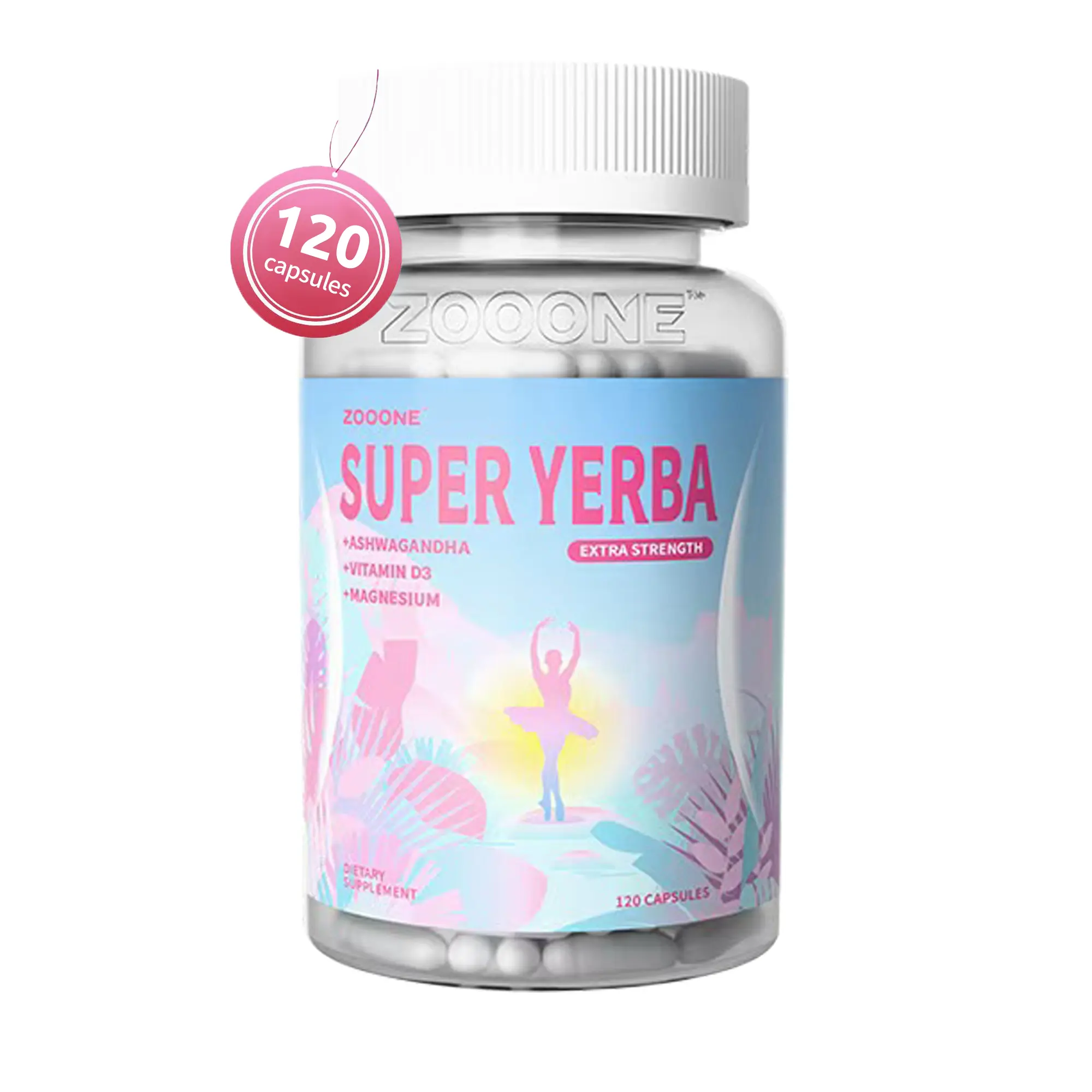 ZOOONE-Yerba mate tea Superblend  Dietary Supplement |120 Capsules