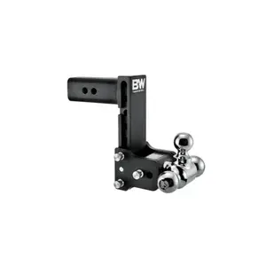 B&W Tow & Stow Tri Ball Adjustable Hitch 2.5" Receiver 7" Drop - TS20049B