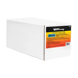 Forney 2610657 0.12 in. Dia. E7018 Mild Steel Low-Hydrogen Welding Electrode for Repair & Construction Welding