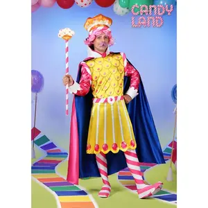 Men's King Kandy Candy Land Costume