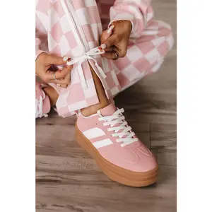 Gaze Sneakers - Pink, Lightweight Design, Comfortable Fit, Ideal for Everyday Wear