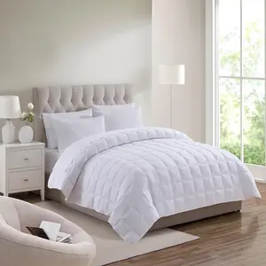 Comforter King Size Oversized Box Duvet Insert – Soft,, Generously Filled Down Alternative Bedding for All – Insulation and Breathability, King, White