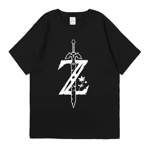 The Legend of Zelda Men's T Shirts Summer Casual O Neck Short Sleeve Tee Shirt for Men Graphic Printed Sports Y2k Tops Clothing