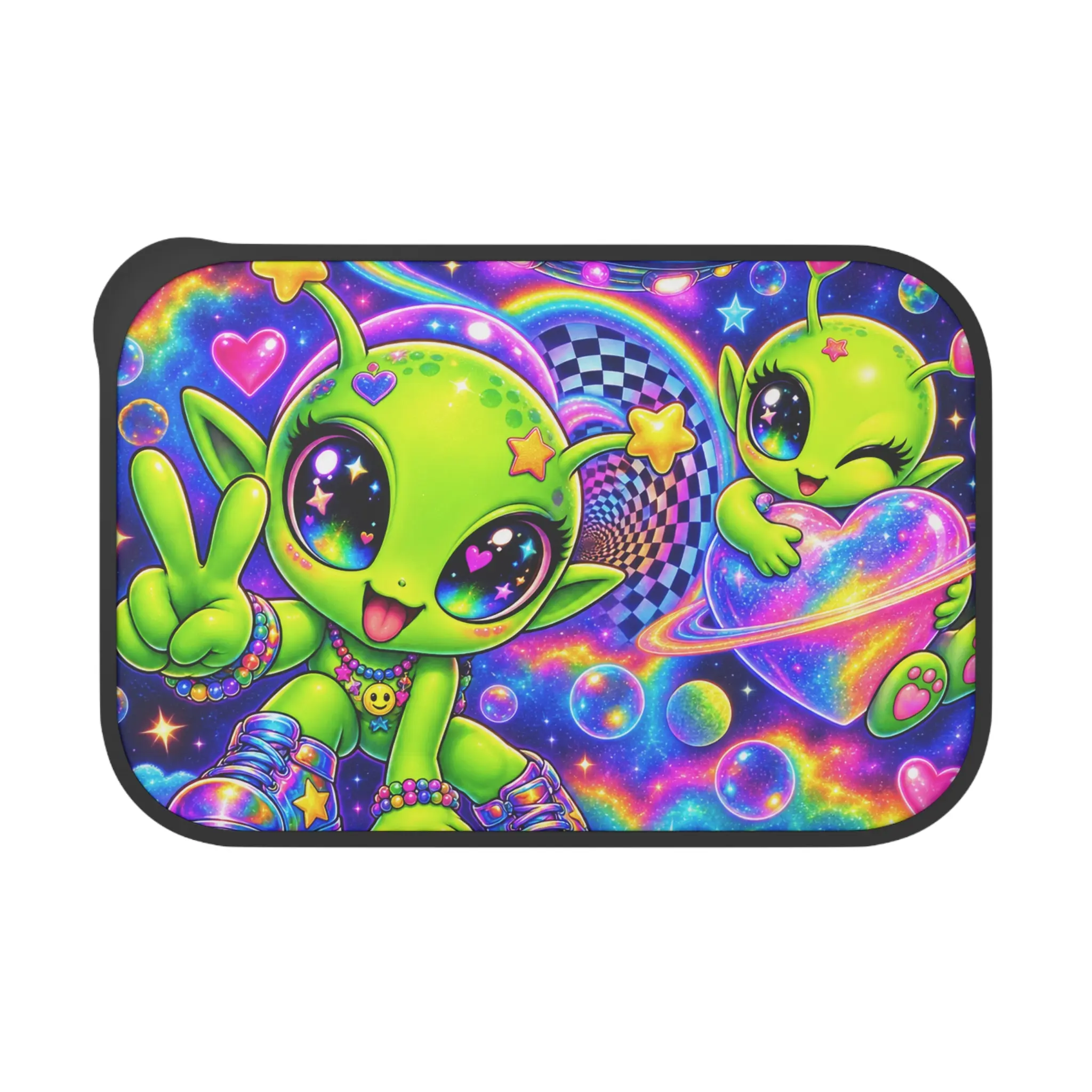 PLA Bento Box with Band and Utensils
