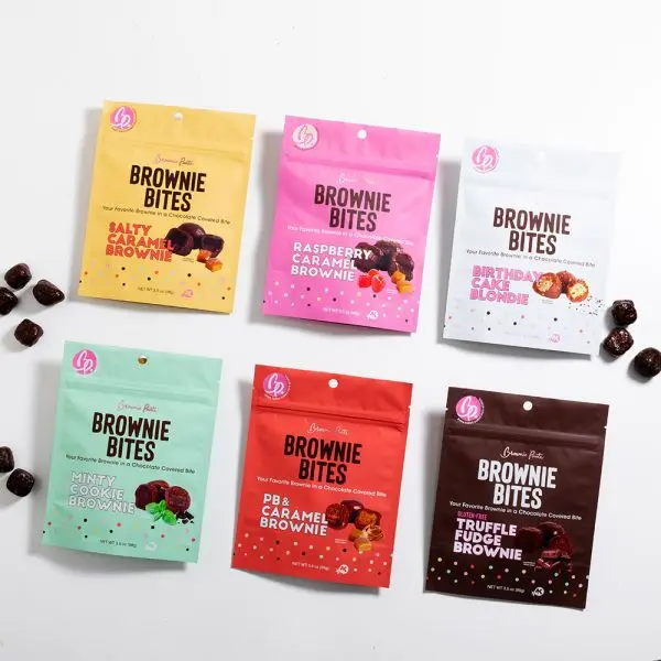 Brownie Points Brownie Bites - Sampler Snack Pack - Your Favorite Brownie in a Chocolate Covered Bite