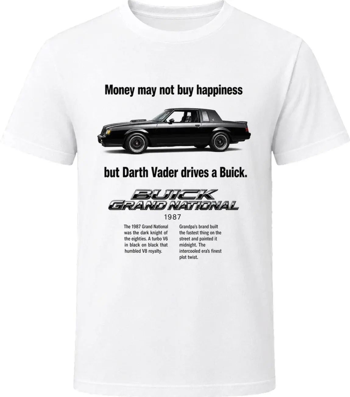 Buick Grand National 1987 Turbo Muscle Car T-Shirt Sweatshirt Hoodie, Car Enthusiast and Fans Gift