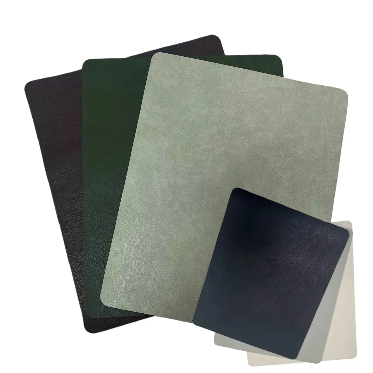 Double Sided Leather Gaming Mousepad - 10.24x8.27in Durable for Daily Use Mat, Waterproof, Scratch-Resistant, Non-Slip, Portable, Washable, Smooth Surface, Spill Protector, Desk Accessories for Gamers