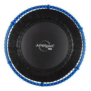 JumpSport 350 PRO Fitness Trampoline, Cardio Workout Equipment, 39 Inch, Blue