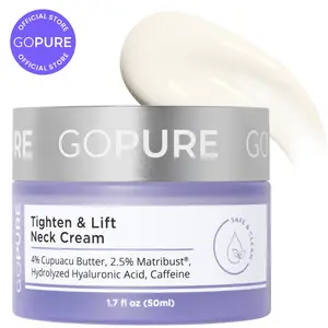 GOPURE Neck Cream Tighten & Lift Firming Cream for Crepey Skin
