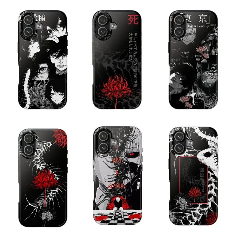Tokyo Gh0ul Anime Phone Case,  Suitable for iPhone 17/16/15/14/13/12/11 Pro Max/Plus and  Samsung Galaxy S23FE/22/23/24/25 Back Cover Popular anime in Japan