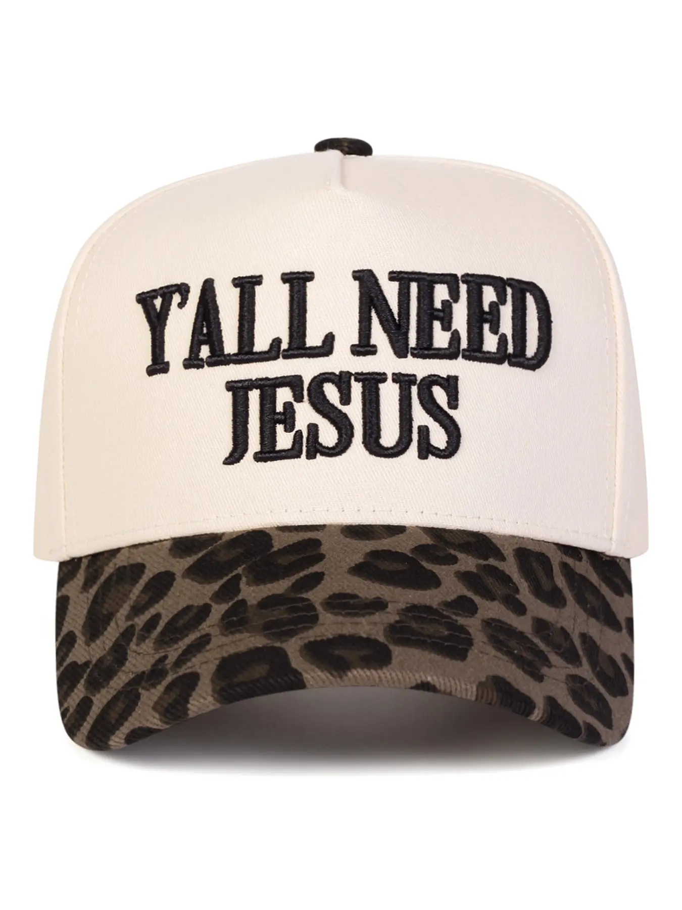 Unisex Adjustable Baseball Hat, Y'all Need Jesus Design, Letter Embroidered Hat, Sun Protection, Casual Style, Spring & Fall Travel, Beach Vacation, Embroidered Baseball Cap, Adjustable Snapback