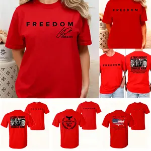 Freedom Charlie Kirk Signature Shirt Thank You Charlie Voice of a Generation T-Shirt Gift for Him Her A24 Black Cotton Style Tee