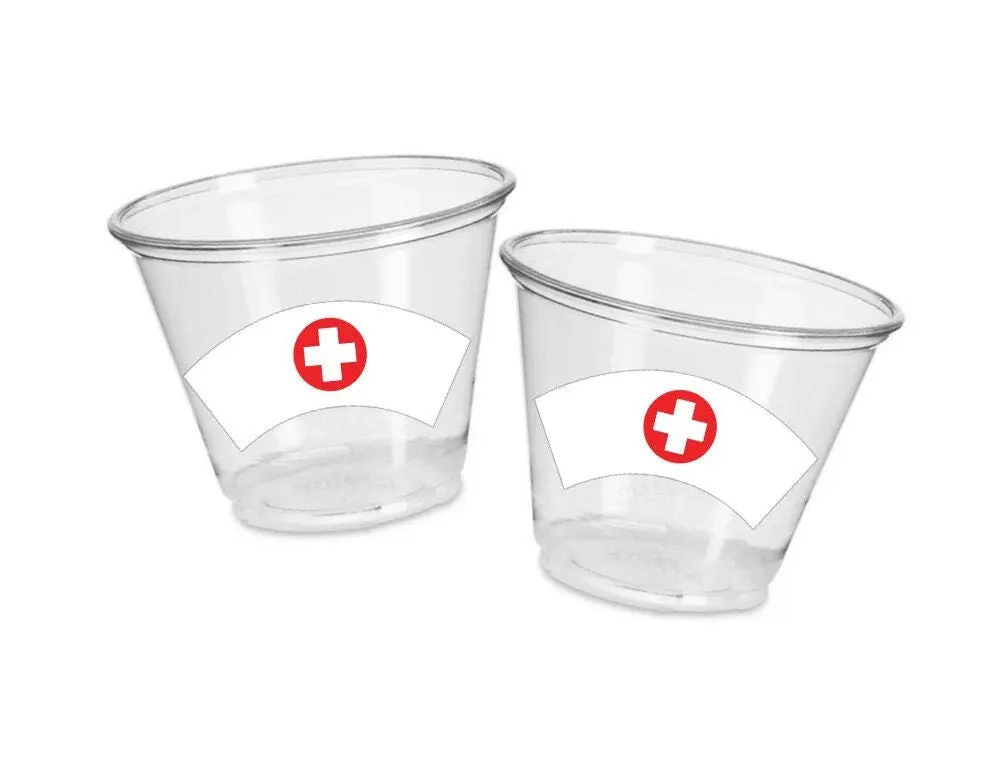 NURSING PARTY CUPS - Doctor Party Cups Nurse Party Cups Nursing Party Rn Party Decorations Medical School Party Nurse Graduation Party Meds