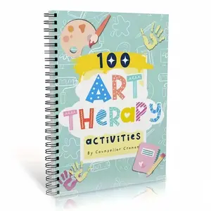 Art Therapy Activities Notebook, 1 Count Art Therapy Program Notebook, Social Emotional Learning Activity, Emotional Awareness and Self-acceptance Notebook, Spiral Notebook Workbook Journal, Interactive Notebook, Guided Journal